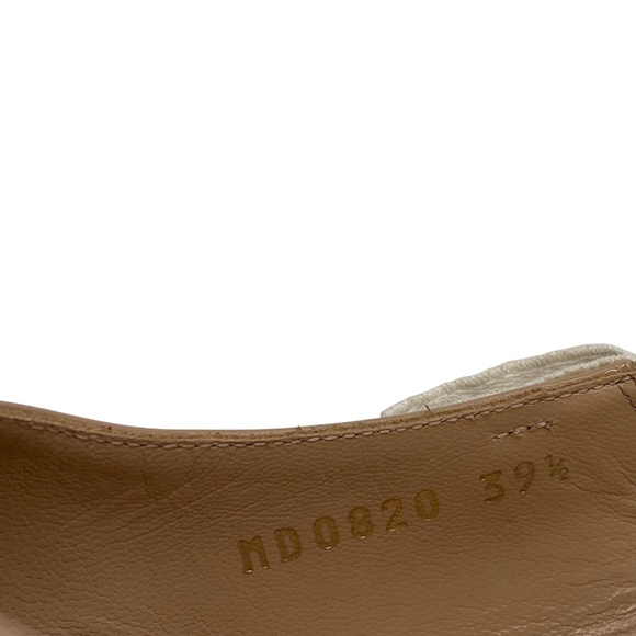 CHRISTIAN DIOR NUDE PATENT RIBBON J'ADIOR SLINGBACK PUMPS - Picture 10 of 11